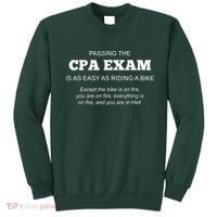 CPA Exam Accounting Major Certified Public Accountant Sweatshirt thumb 0