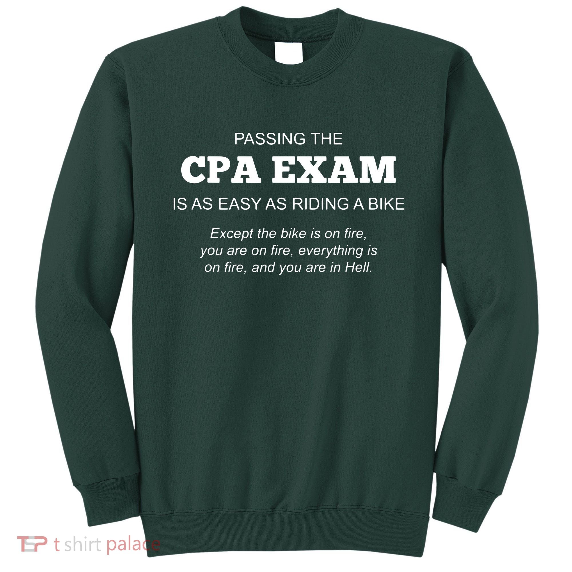 CPA Exam Accounting Major Certified Public Accountant Sweatshirt