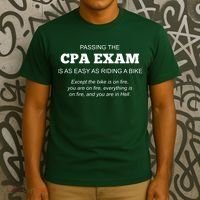 CPA Exam Accounting Major Certified Public Accountant T-Shirt thumb 3