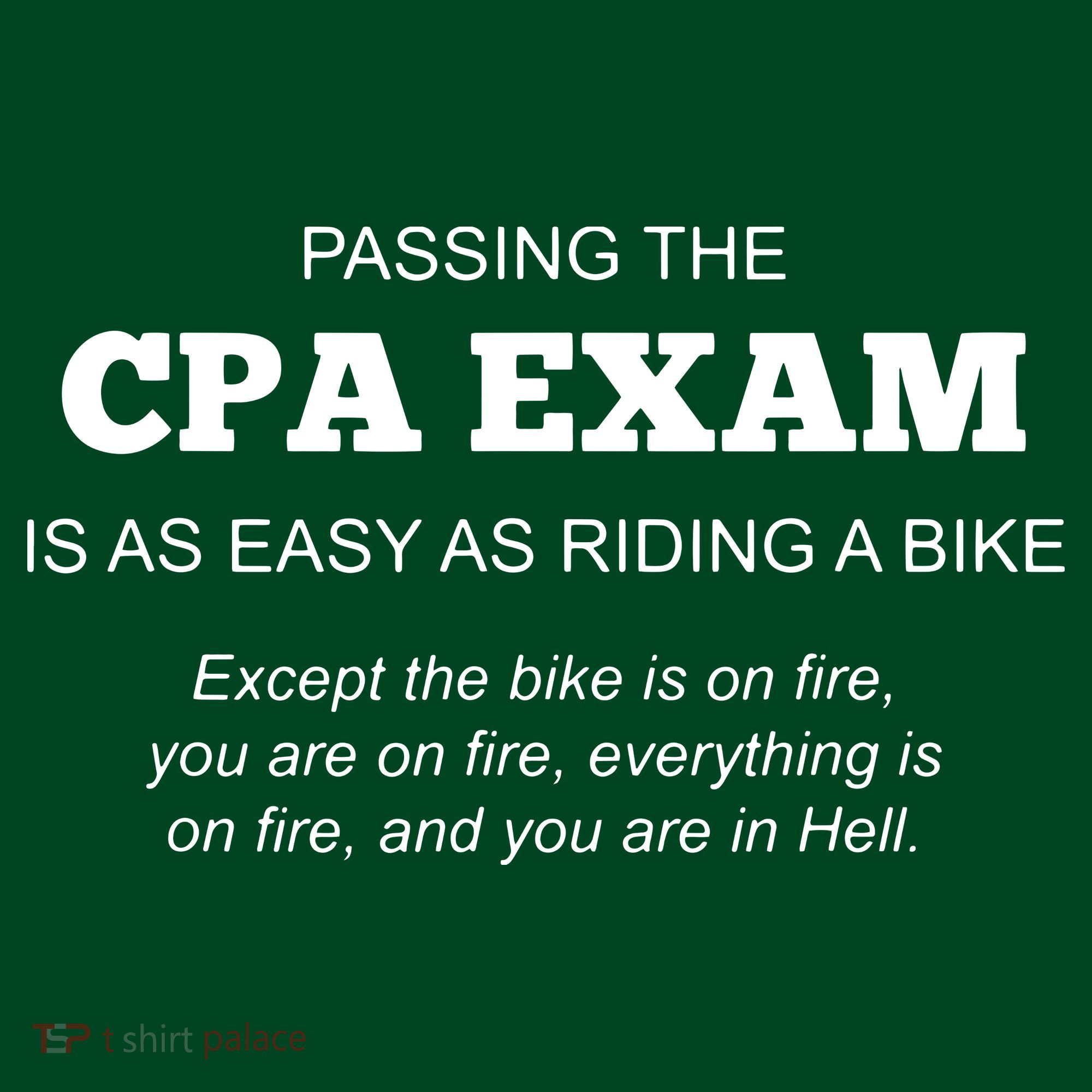 CPA Exam Accounting Major Certified Public Accountant T-Shirt