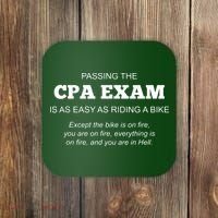 CPA Exam Accounting Major Certified Public Accountant Coaster thumb 0