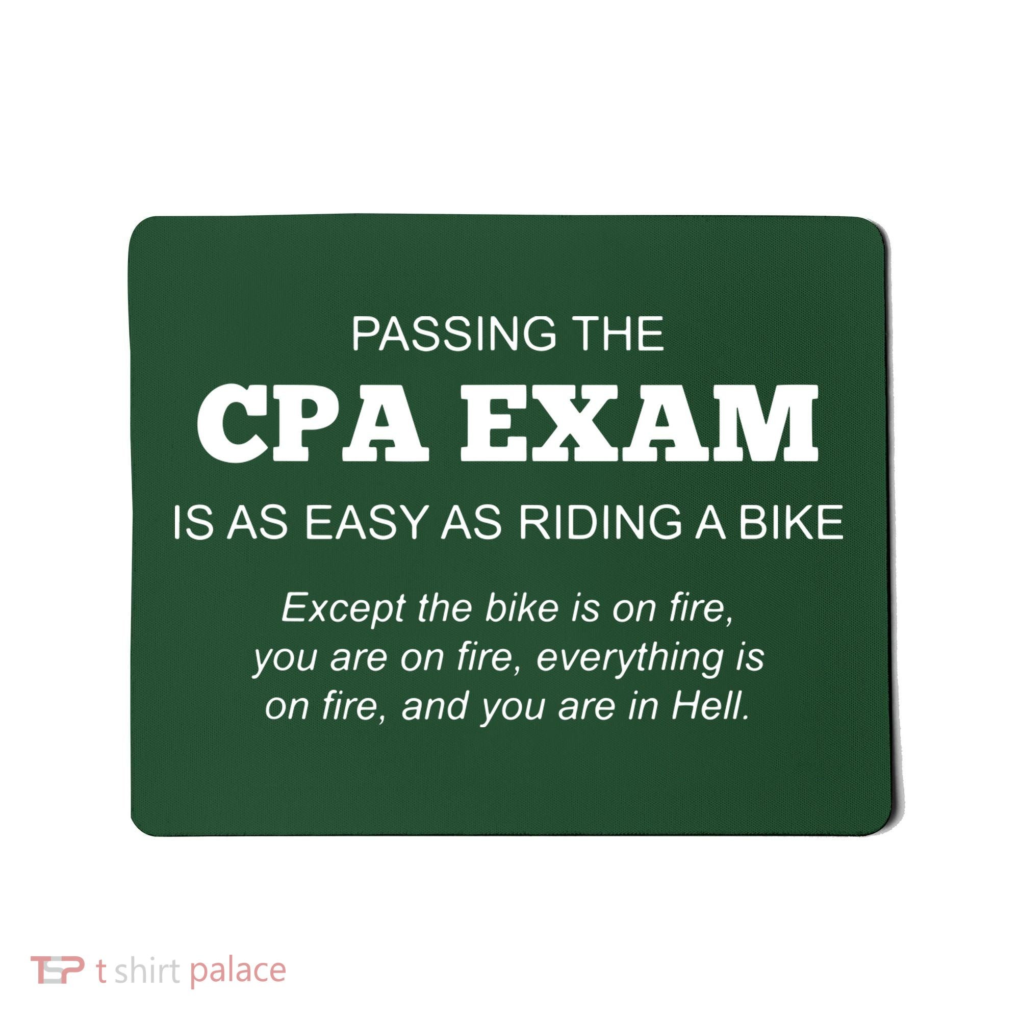 CPA Exam Accounting Major Certified Public Accountant Mousepad