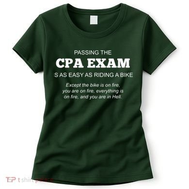 CPA Exam Accounting Major Certified Public Accountant Women's T-Shirt