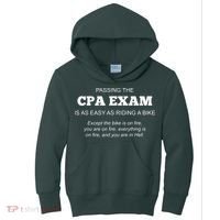 CPA Exam Accounting Major Certified Public Accountant Kids Hoodie thumb 0