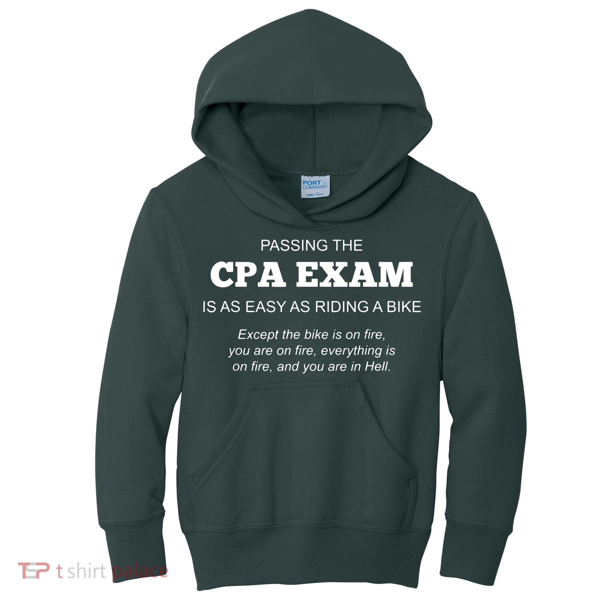 CPA Exam Accounting Major Certified Public Accountant Kids Hoodie