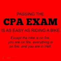 CPA Exam Accounting Major Certified Public Accountant Santa Hat thumb 1