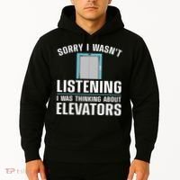 Cool Elevator Art Wo Inspector Mechanic Maintenance Hoodie thumb 2