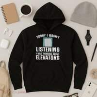 Cool Elevator Art Wo Inspector Mechanic Maintenance Hoodie thumb 3