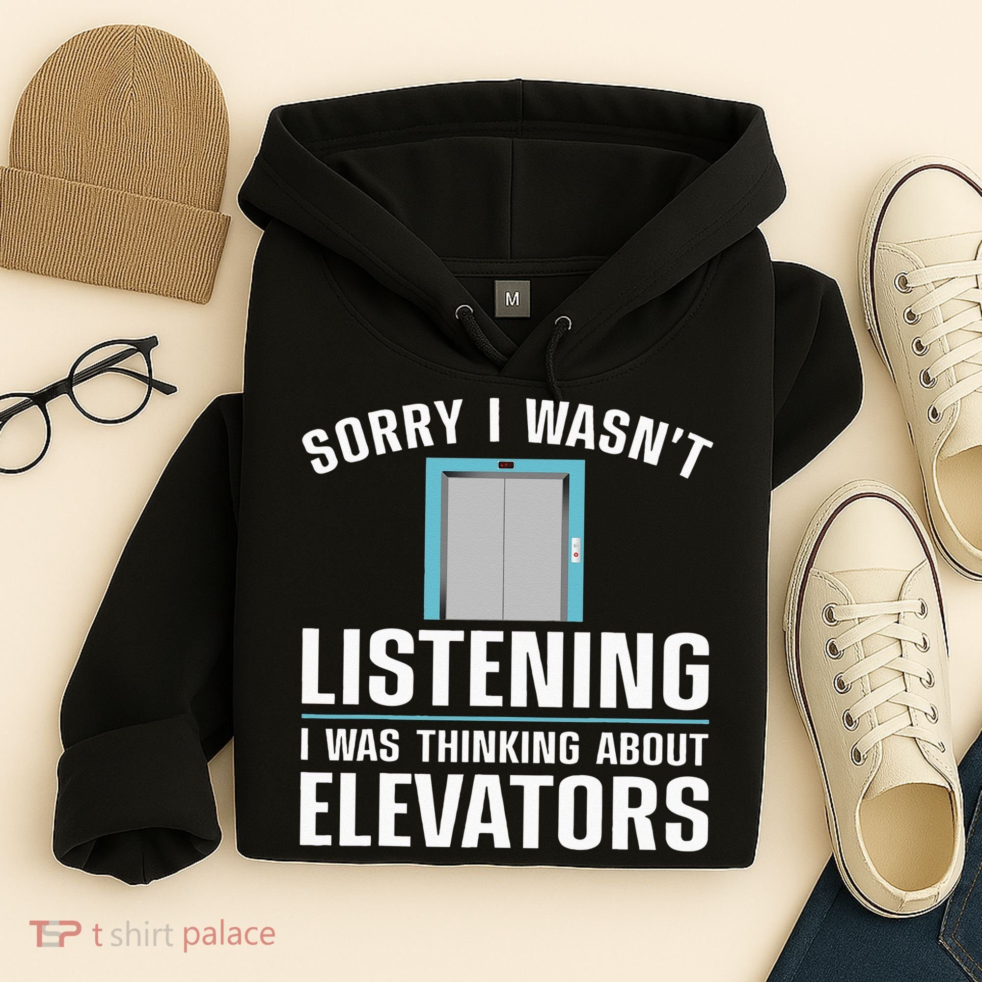 Cool Elevator Art Wo Inspector Mechanic Maintenance Hoodie