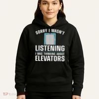 Cool Elevator Art Wo Inspector Mechanic Maintenance Hoodie thumb 5