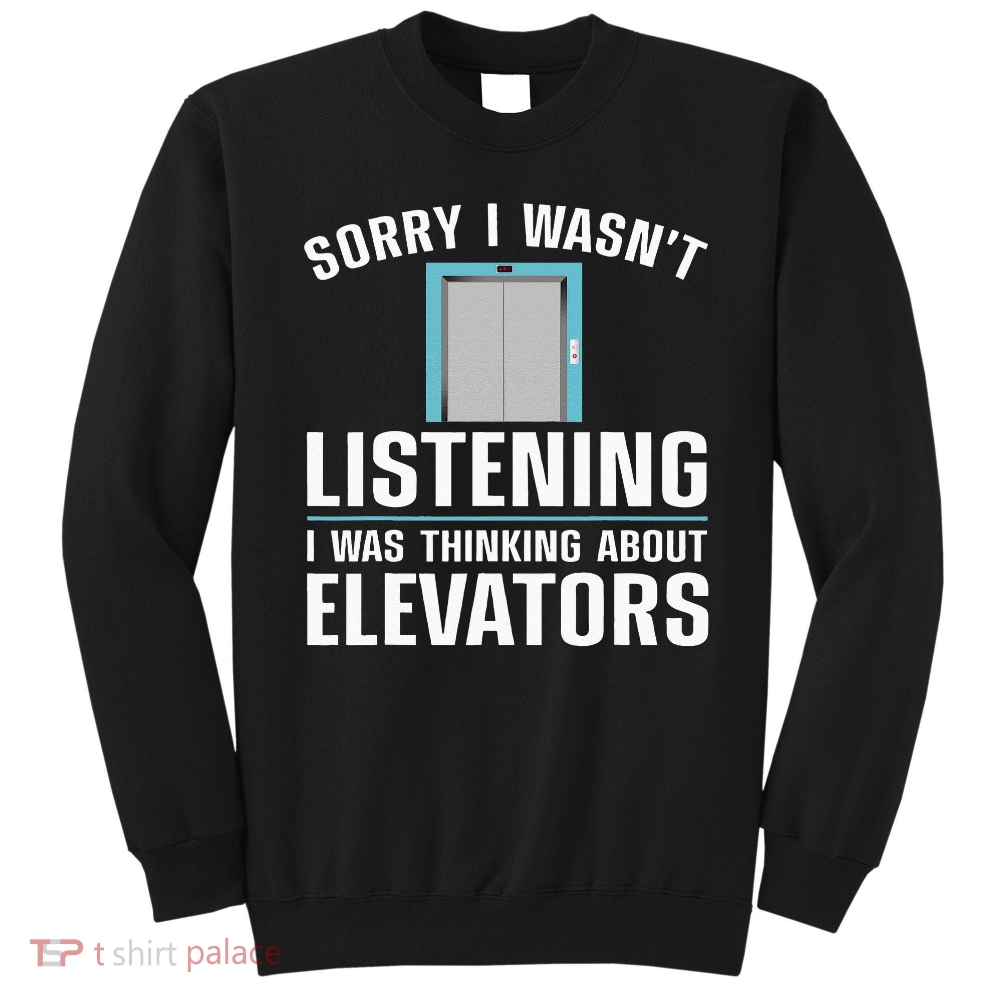 Cool Elevator Art Wo Inspector Mechanic Maintenance Sweatshirt