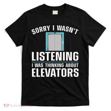 Cool Elevator Art Wo Inspector Mechanic Maintenance T-Shirt