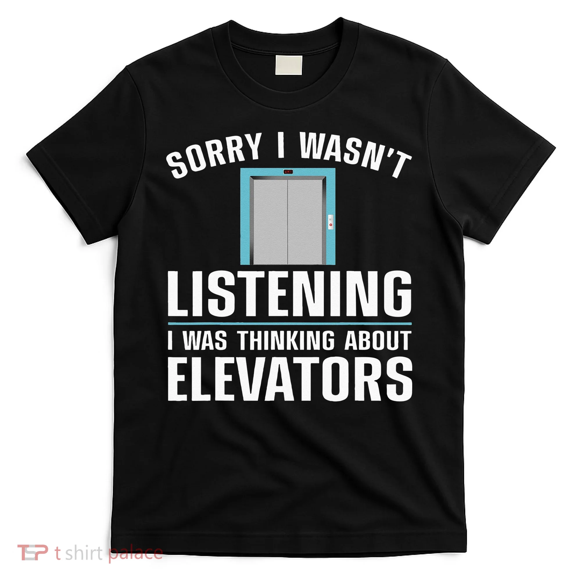 Cool Elevator Art Wo Inspector Mechanic Maintenance T-Shirt