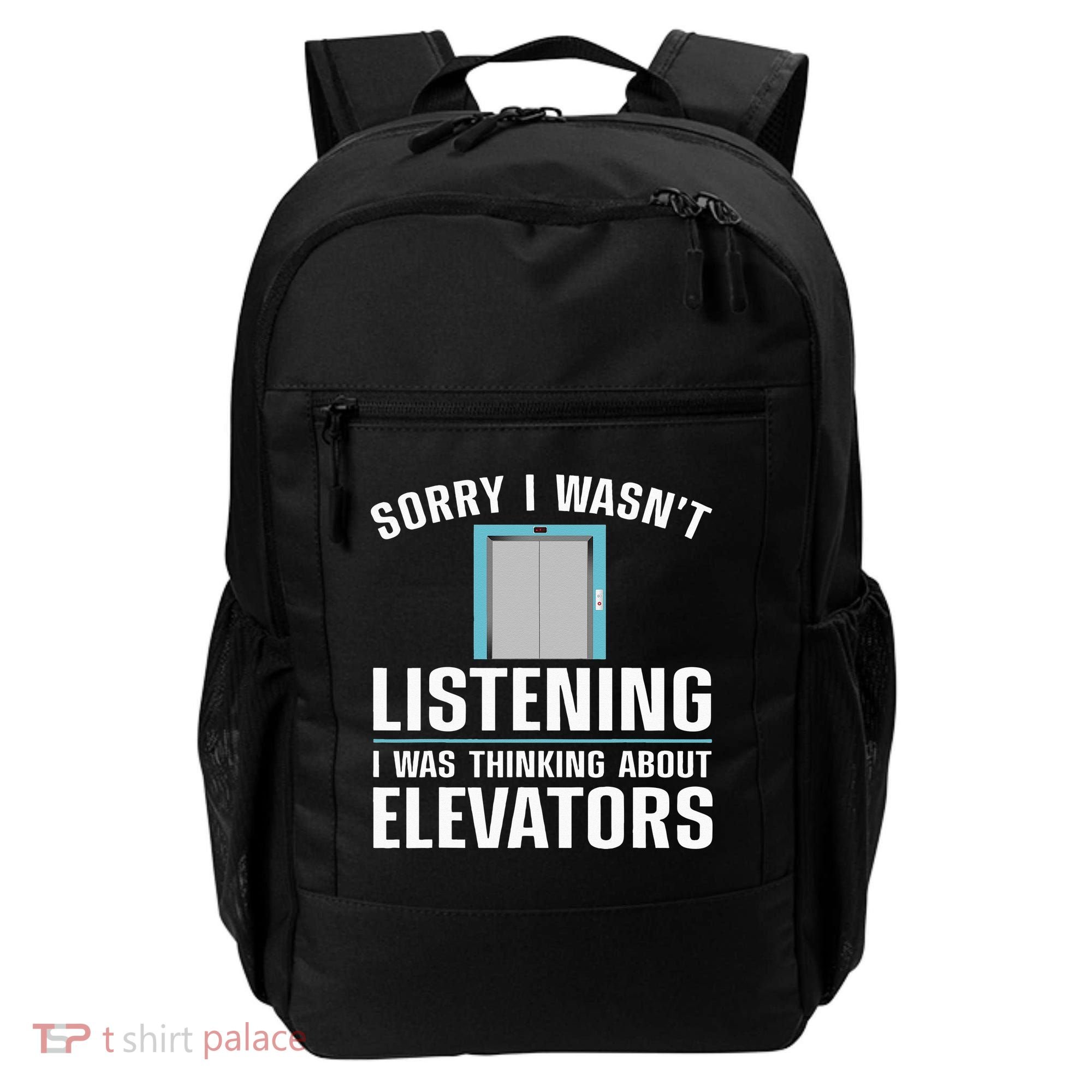 Cool Elevator Art Wo Inspector Mechanic Maintenance Backpack