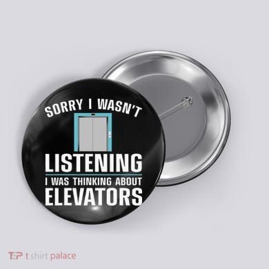 Cool Elevator Art Wo Inspector Mechanic Maintenance Button