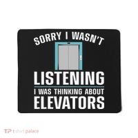 Cool Elevator Art Wo Inspector Mechanic Maintenance Mousepad thumb 0