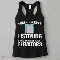 Cool Elevator Art Wo Inspector Mechanic Maintenance Women's Tank Top thumb 3