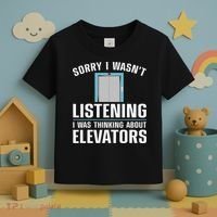 Cool Elevator Art Wo Inspector Mechanic Maintenance Toddler T-Shirt thumb 3