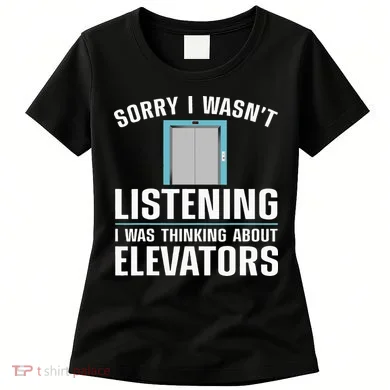 Cool Elevator Art Wo Inspector Mechanic Maintenance Women's T-Shirt