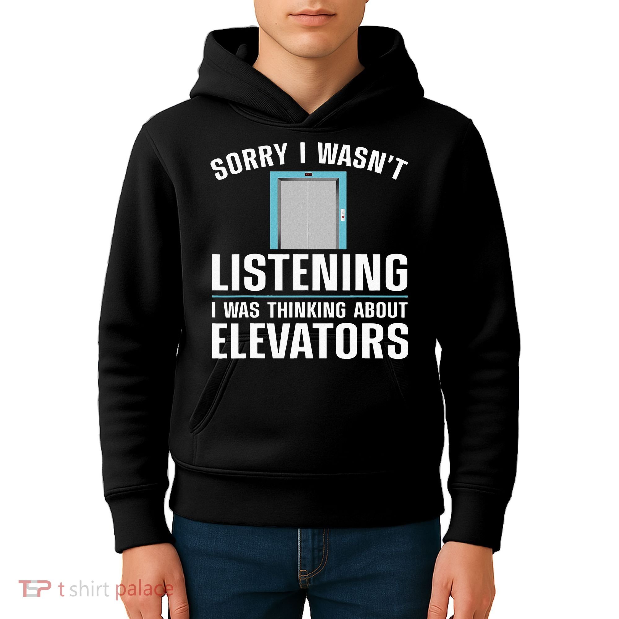 Cool Elevator Art Wo Inspector Mechanic Maintenance Kids Hoodie