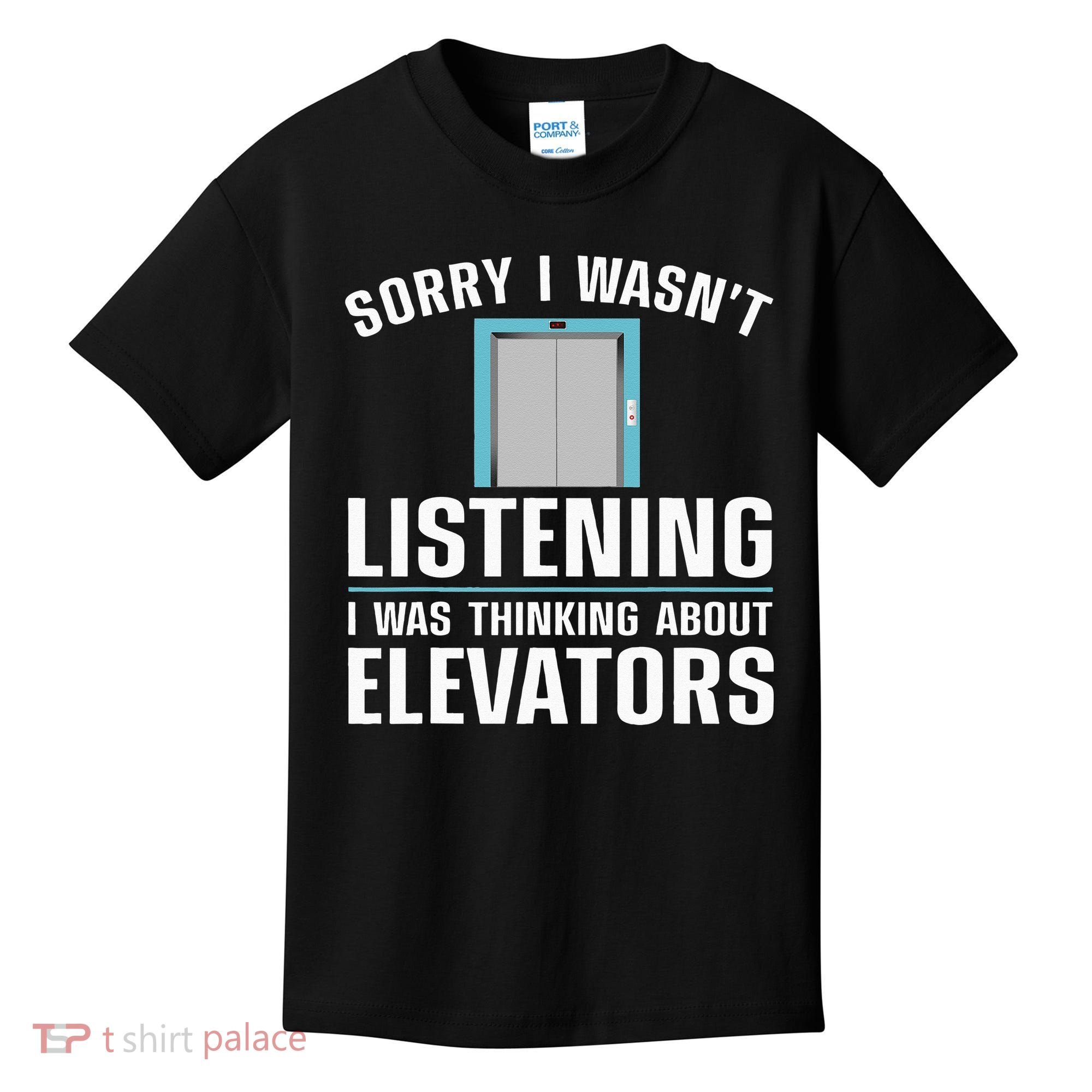 Cool Elevator Art Wo Inspector Mechanic Maintenance Kids T-Shirt