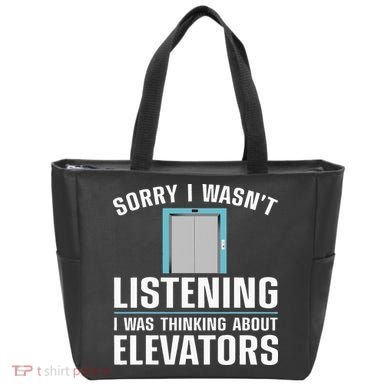 Cool Elevator Art Wo Inspector Mechanic Maintenance Tote Bag