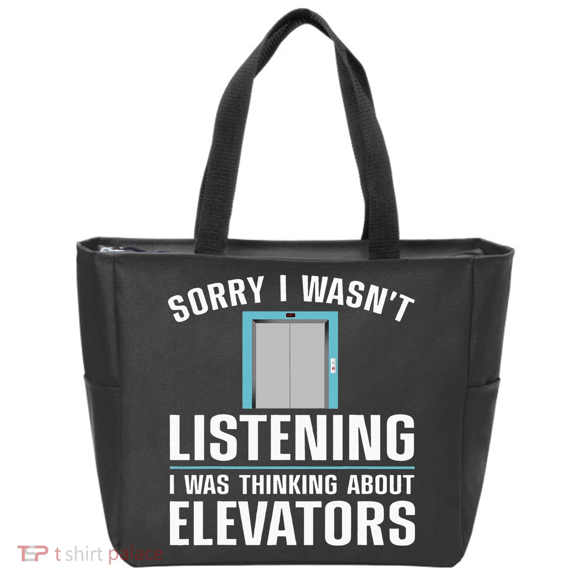 Cool Elevator Art Wo Inspector Mechanic Maintenance Tote Bag