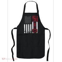 Car Enthusiast American Flag Piston Muscle Car Gift Apron thumb 0