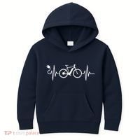 Cycling Electric Bicycle Cyclist Ebike Kids Hoodie thumb 0