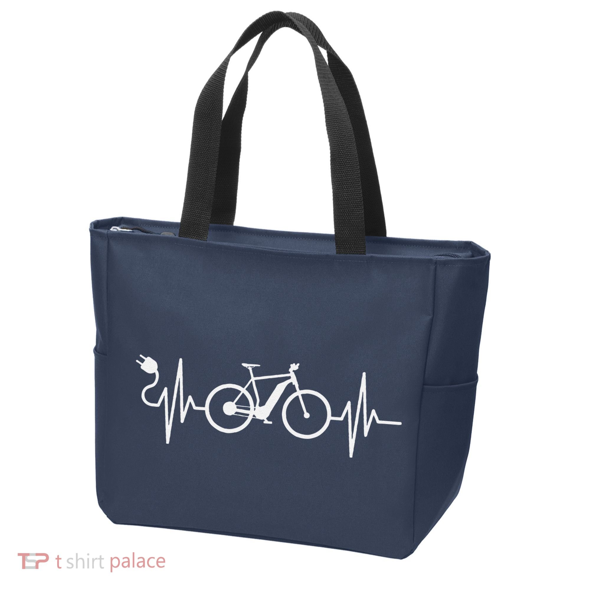 Cycling Electric Bicycle Cyclist Ebike Tote Bag