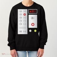 Cool Elevator Buttons Art Funny Funny Lift Halloween Costume Women's Sweatshirt thumb 0