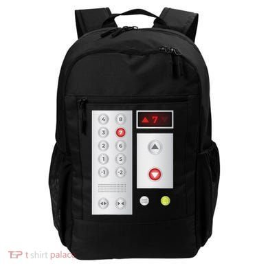Cool Elevator Buttons Art Funny Funny Lift Halloween Costume Backpack