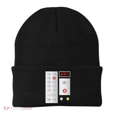 Cool Elevator Buttons Art Funny Funny Lift Halloween Costume Beanie