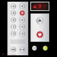 Cool Elevator Buttons Art Funny Funny Lift Halloween Costume Women's Hoodie thumb 2