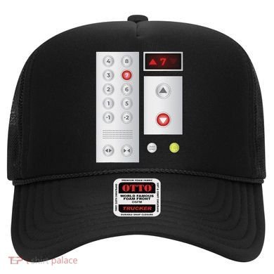 Cool Elevator Buttons Art Funny Funny Lift Halloween Costume Hat