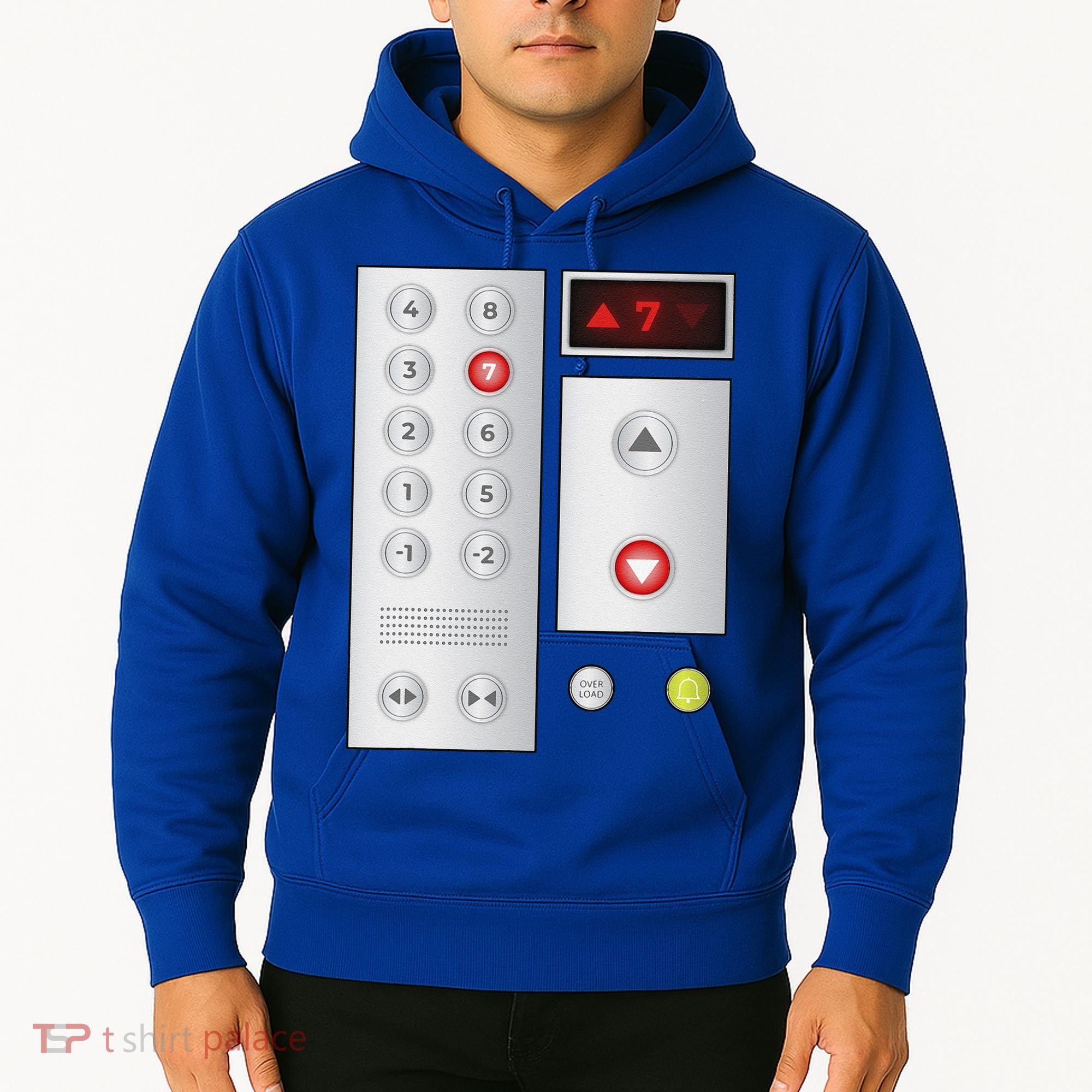 Cool Elevator Buttons Art Funny Funny Lift Halloween Costume Hoodie