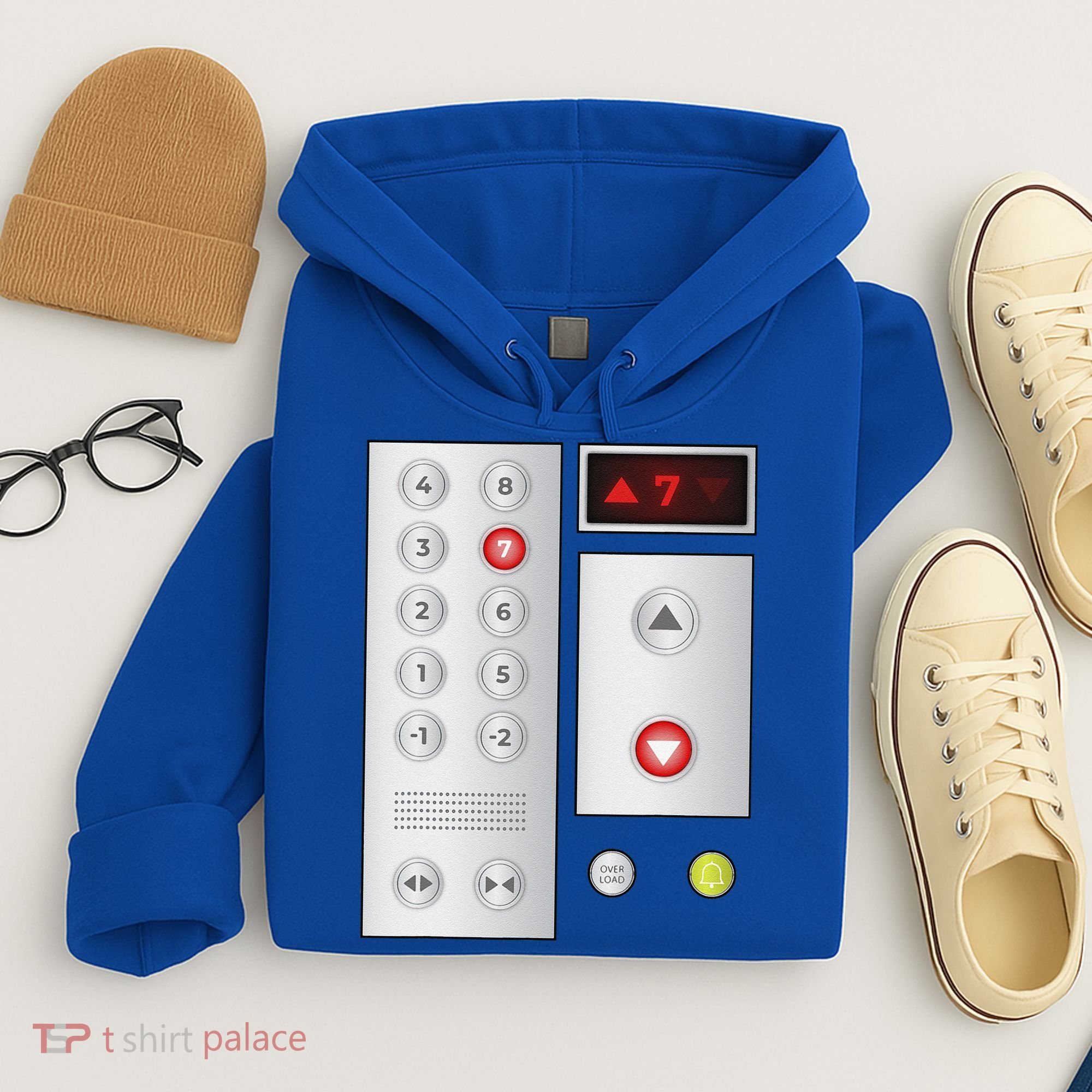 Cool Elevator Buttons Art Funny Funny Lift Halloween Costume Hoodie