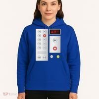 Cool Elevator Buttons Art Funny Funny Lift Halloween Costume Hoodie thumb 5