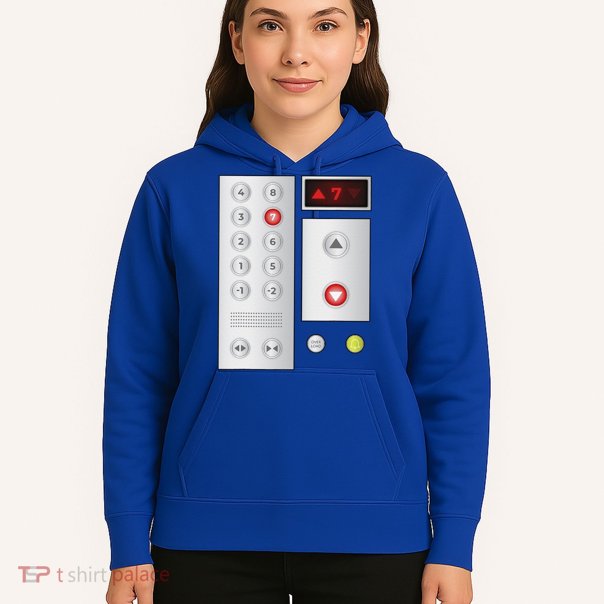 Cool Elevator Buttons Art Funny Funny Lift Halloween Costume Hoodie