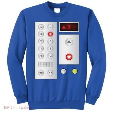 Cool Elevator Buttons Art Funny Funny Lift Halloween Costume Sweatshirt