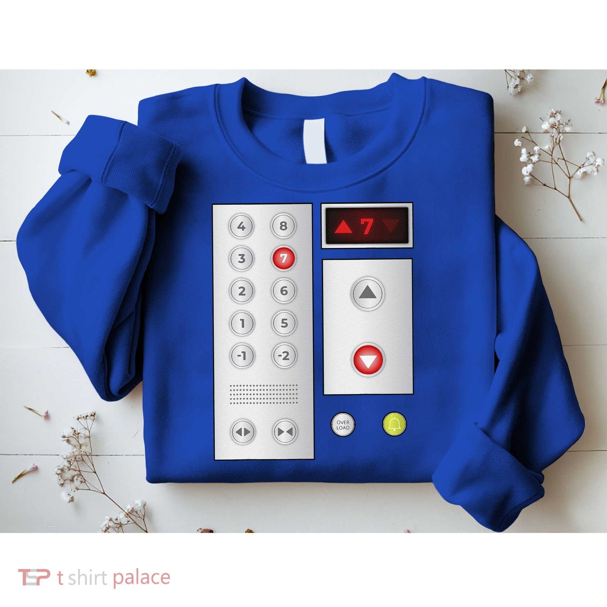 Cool Elevator Buttons Art Funny Funny Lift Halloween Costume Sweatshirt