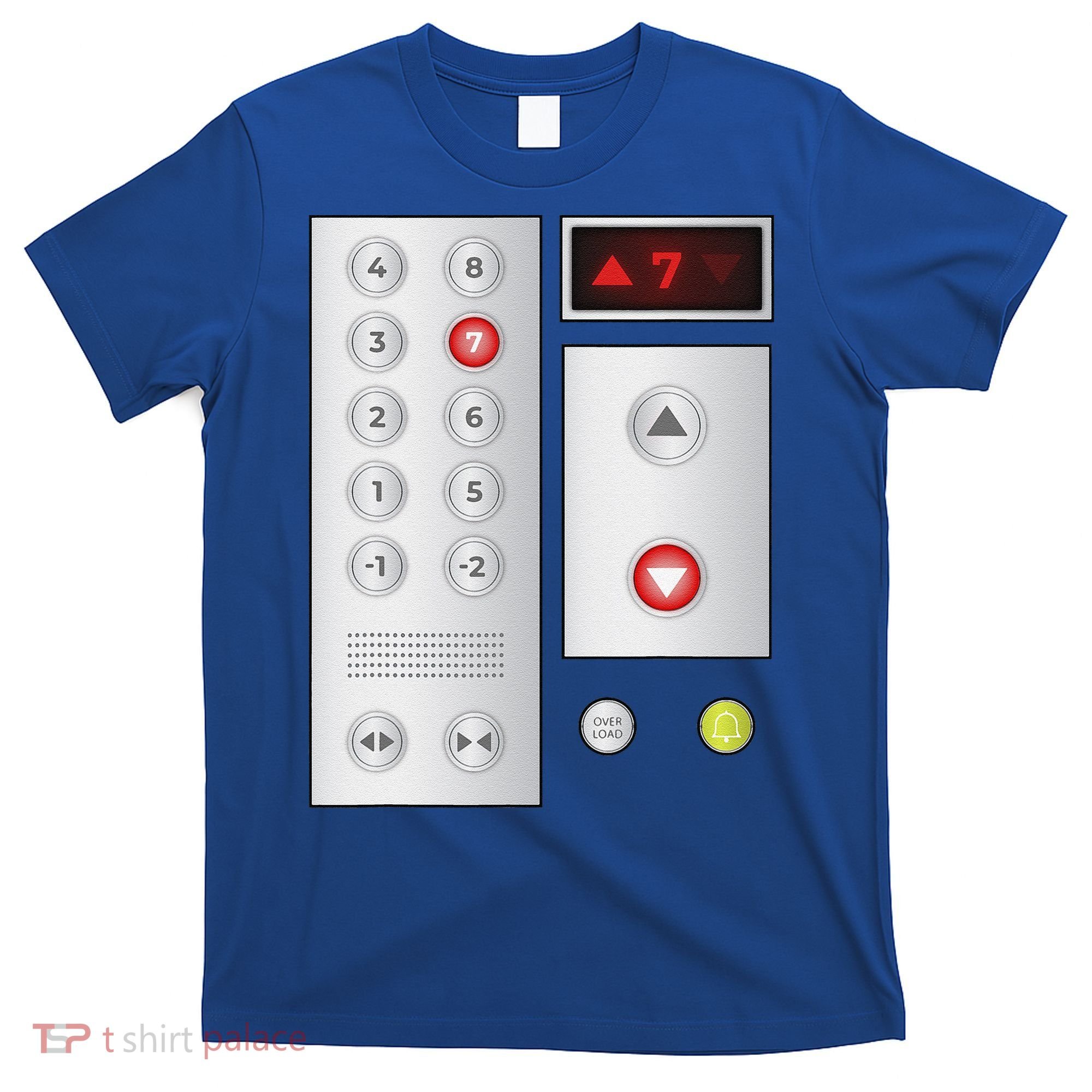 Cool Elevator Buttons Art Funny Funny Lift Halloween Costume T-Shirt