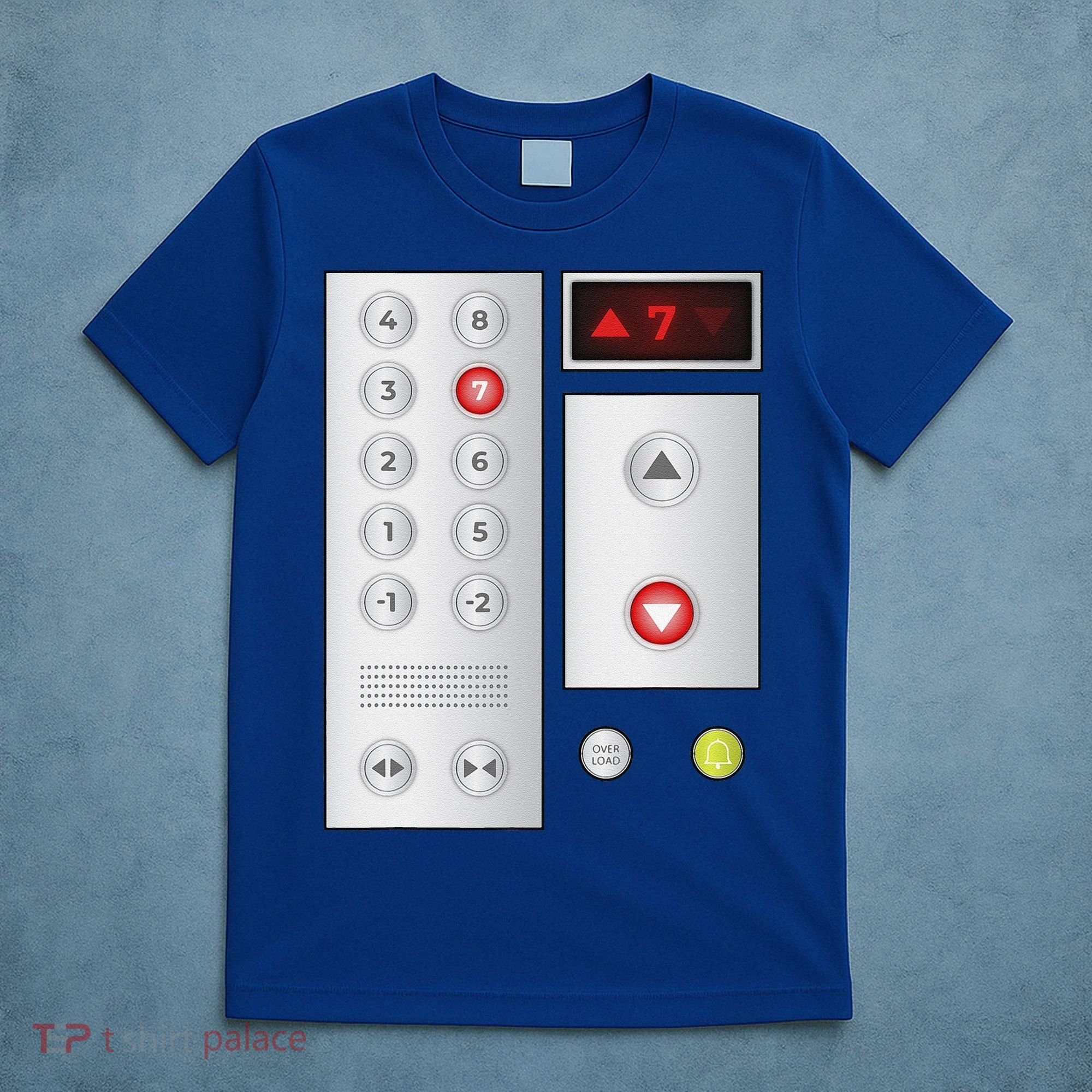 Cool Elevator Buttons Art Funny Funny Lift Halloween Costume T-Shirt