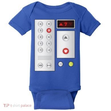 Cool Elevator Buttons Art Funny Funny Lift Halloween Costume Baby Bodysuit