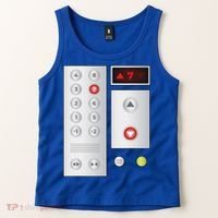 Cool Elevator Buttons Art Funny Funny Lift Halloween Costume Tank Top thumb 2