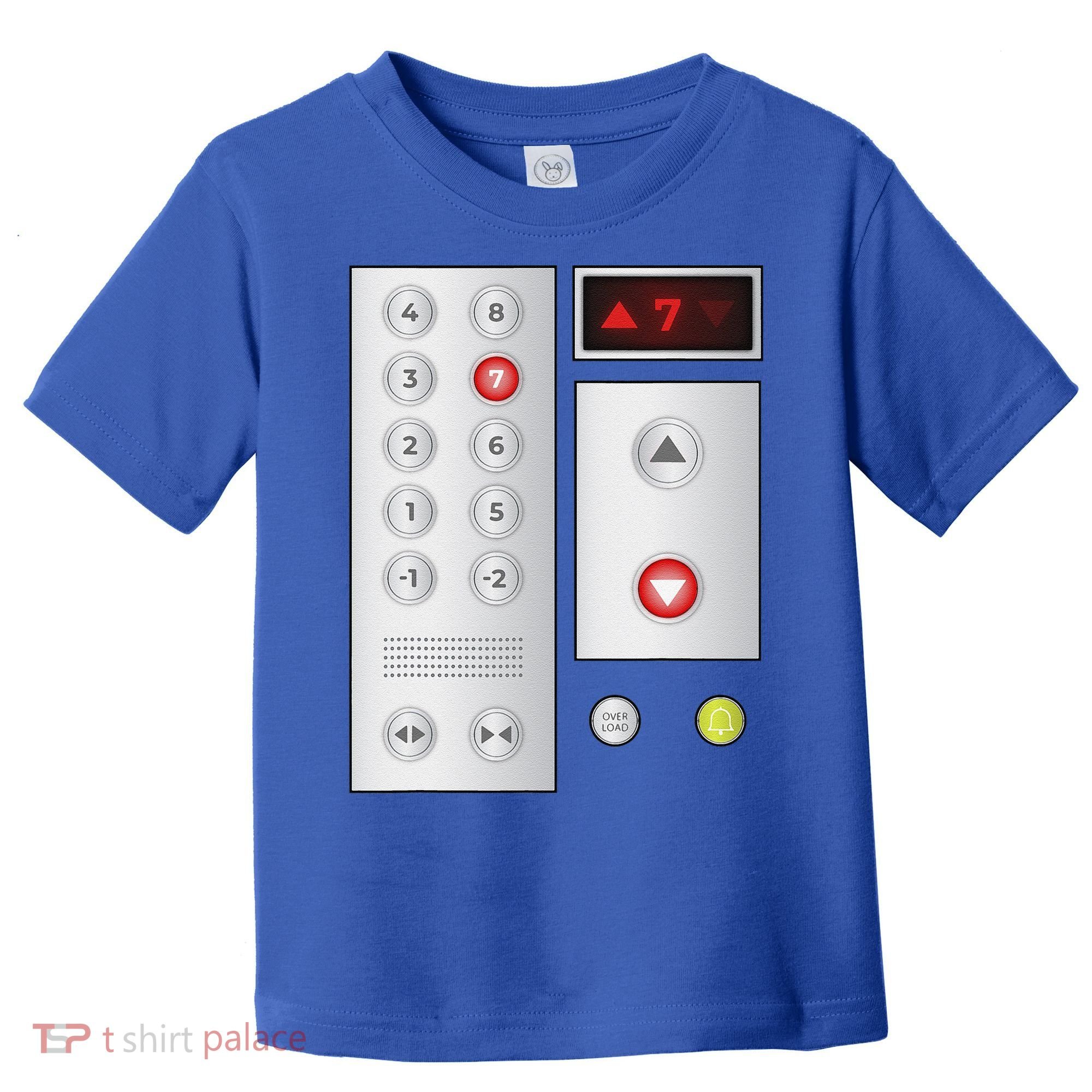 Cool Elevator Buttons Art Funny Funny Lift Halloween Costume Toddler T-Shirt