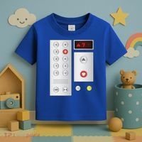 Cool Elevator Buttons Art Funny Funny Lift Halloween Costume Toddler T-Shirt thumb 3