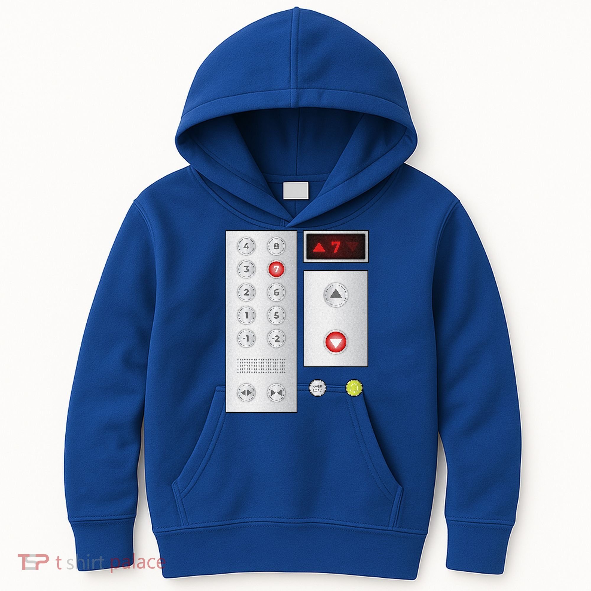 Cool Elevator Buttons Art Funny Funny Lift Halloween Costume Kids Hoodie
