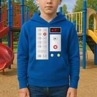 Cool Elevator Buttons Art Funny Funny Lift Halloween Costume Kids Hoodie thumb 2