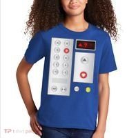 Cool Elevator Buttons Art Funny Funny Lift Halloween Costume Kids T-Shirt thumb 2